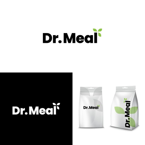 Meal Replacement Powder - Dr. Meal Logo Design por DezinerAds