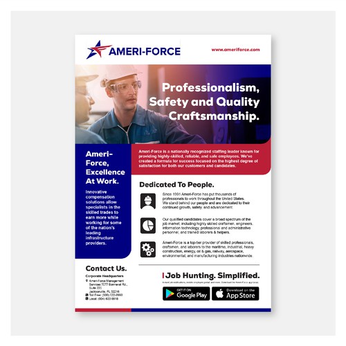 Ameri-Force electronic brochure Design by RidwanRusdianto