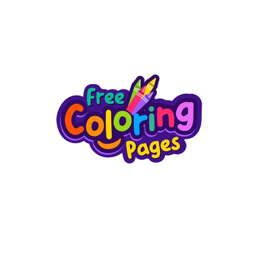 Help us create a logo for our coloring website! Design by Alfa Design.