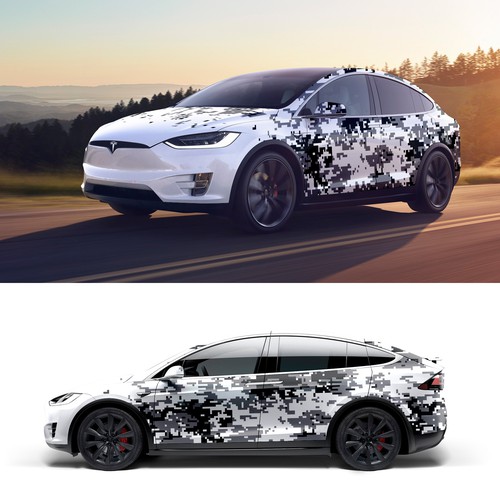 Design di Tesla Model X di Stas Aer