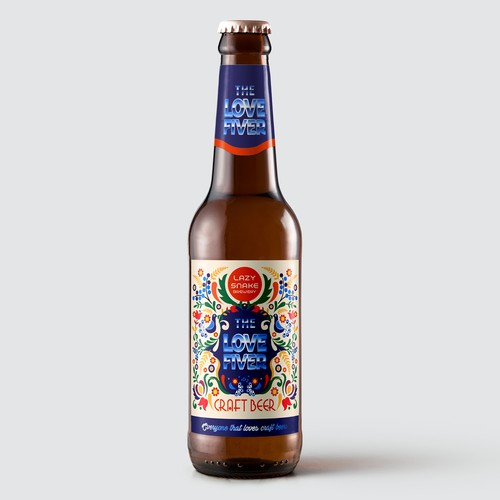 Beer **bottle** label Design by Nirmana92