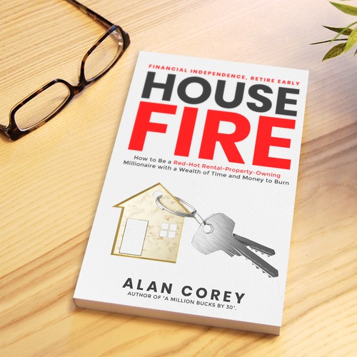 Eye-catching BOOK COVER with REAL ESTATE and EARLY RETIREMENT focus Design by iDea Signs