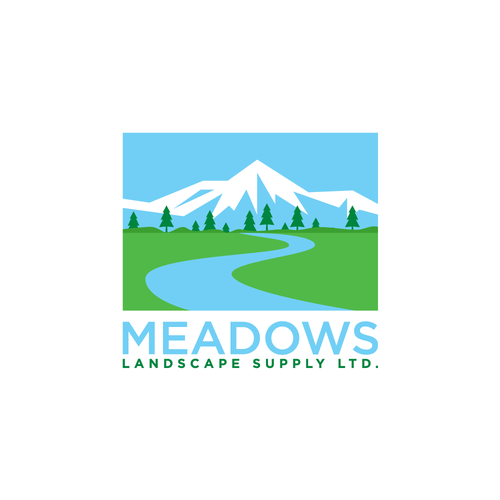 Create an updated and modern look of Meadows Landscape Supply Ltd