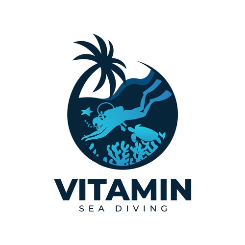 We need a powerful new logo and brand kit for a fun scuba shop Design by mxvect