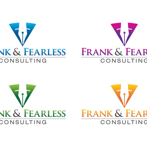 Create a logo for Frank and Fearless Consulting Diseño de circa326