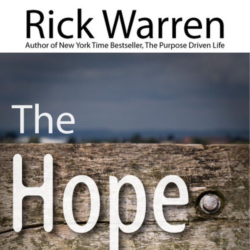 Design Rick Warren's New Book Cover Design réalisé par TwoLittleFishes