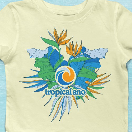 Tropical T-Shirt Design Design by zzzArt