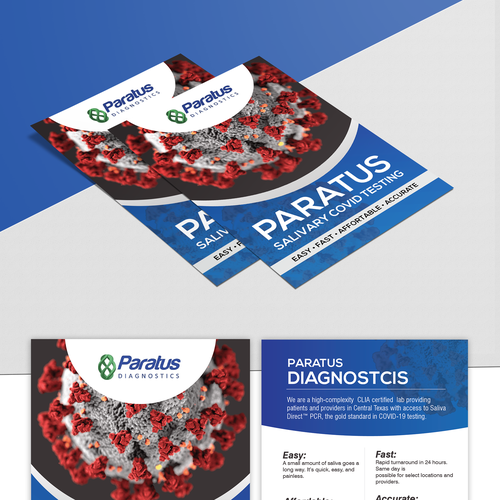 Compelling COVID testing flyer needed for Texas lab Design by RarePixel™