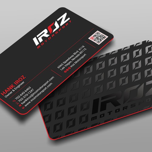 Design Modern Business Cards for Top Motorsport Company in US Design by prosenjit_P