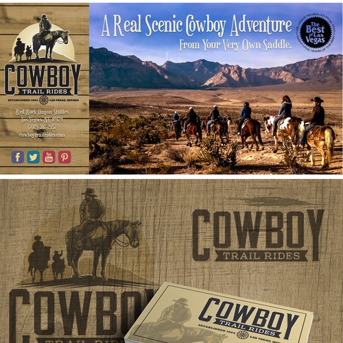 Create winning logo for a rebranding of Cowboy Trail Rides | Logo ...