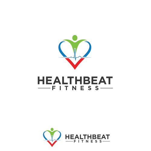 コンペ「Heart Health and Fitness Logo - A quick easy contest to recreate and tweak a design」のデザイン by pianpaoさん 