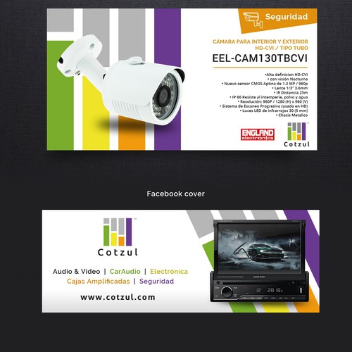 "Linea Gráfica para Productos de Tecnología" winning Banner ad by MotivatedDesign