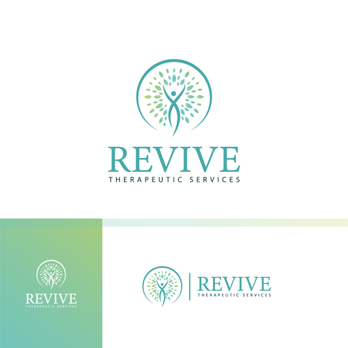 Looking for a modern, refreshing logo for Revive Therapeutic Services Design réalisé par workhard_design