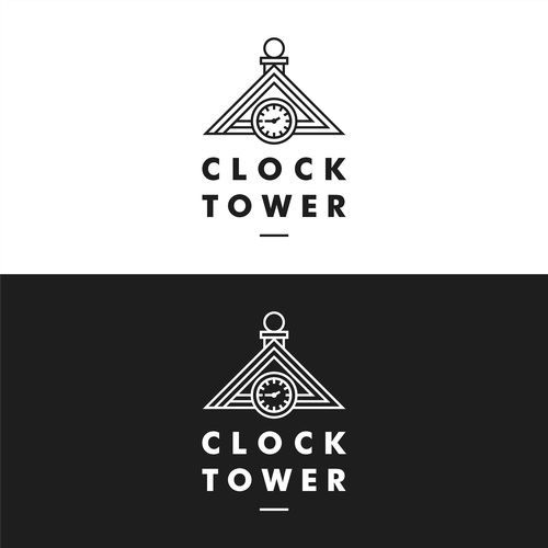 Design best logo for a new cafe & cocktail bar in clock tower. Design by Sasno P