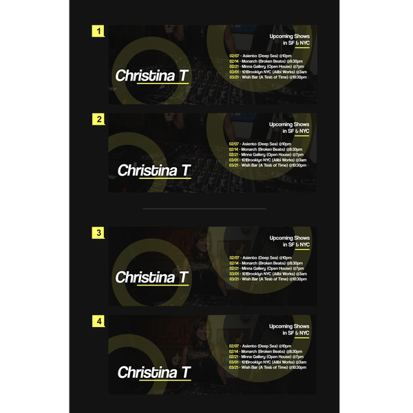 Facebook Cover for Dj Christina 