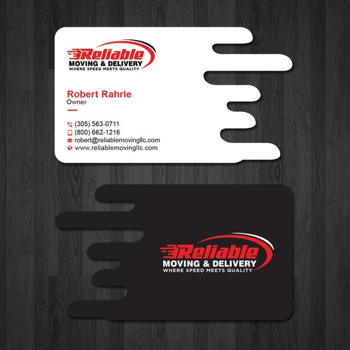 Create_PointさんのBusiness Card Design for Moving Companyデザイン