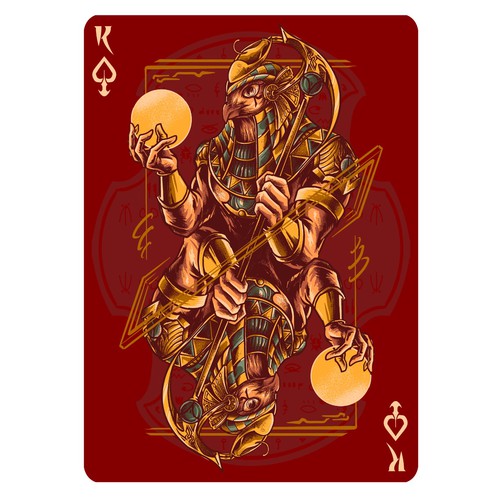 We want your artistic take on the King of Hearts playing card Design by Klasikohero
