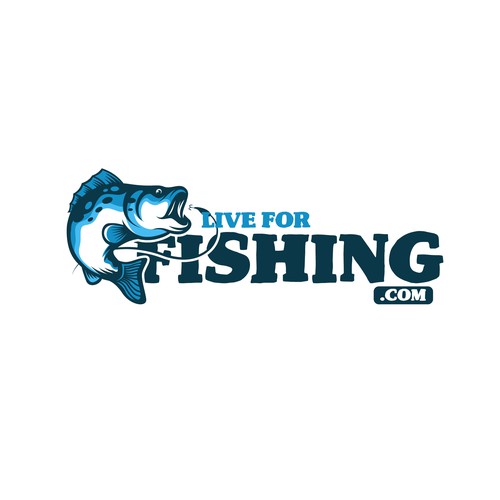 Logo design for fishing website Design by n.rainy