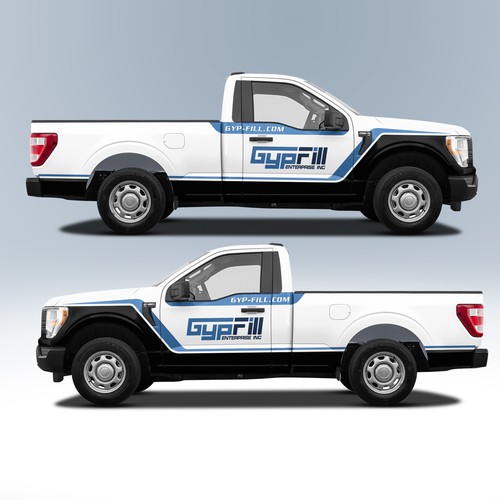 trucks wrap design Design by DuhaCreative