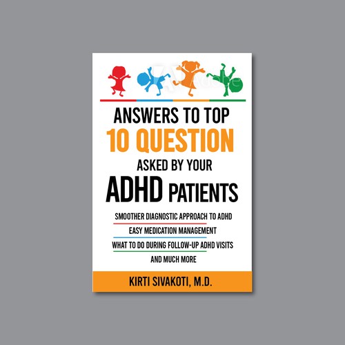 'Design a book cover for ADHD book for doctors' Design by Desry