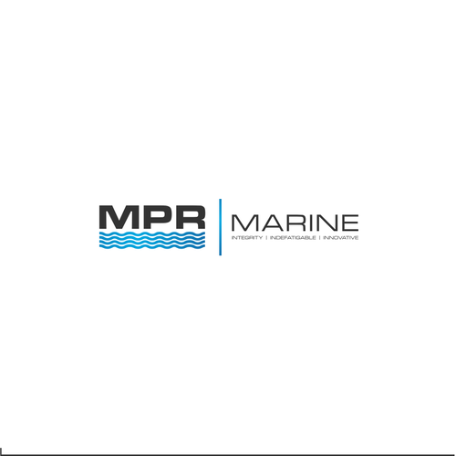 A Logo for a young, fresh, but with a nod to tradition, Maritime Consulting and Support Company. Design by pecas