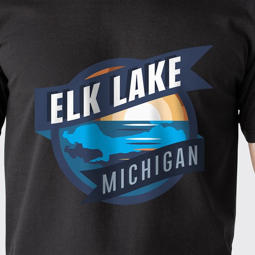 Design a logo for our local elk lake for our retail store in michigan Design by lliiaa