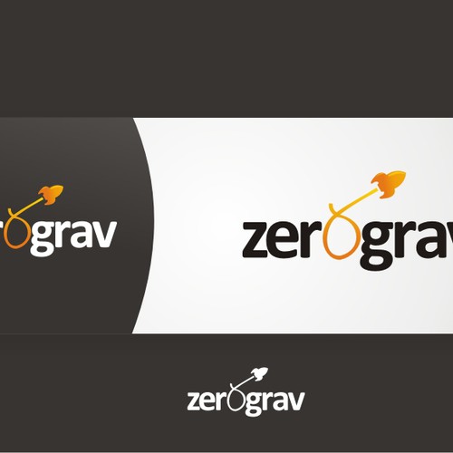 Nice, friendly logo for Zero Grav Design by Heartmodjo