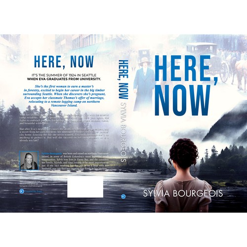 Book cover design for historical fiction novel set in British Columbia Design by Aleaca