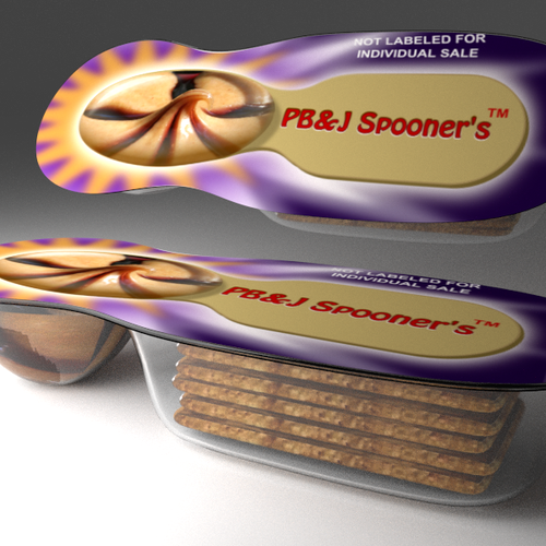 Product Packaging for PB&J SPOONERS™ Diseño de KingMelon