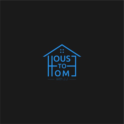 コンペ「"House to Home with JJ" REAL ESTATE AGENT LOGO!!」のデザイン by peetooさん 