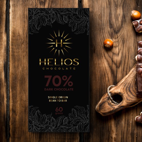 Design di Design chocolate bar packaging for a Premium bean to bar Chocolate business di RMCAD
