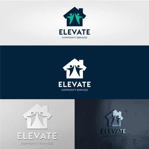 Elevate Community Services Logo Diseño de Sammy9