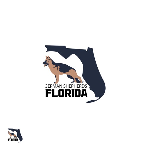 German Shepherd Logo Design by grafikira