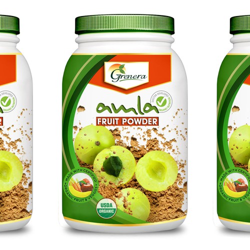 Amla Fruit Powder Label Design by bcra