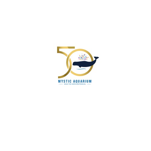 Mystic Aquarium Needs Special logo for 50th Year Anniversary Design por D.Silva