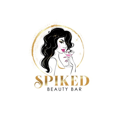 design a creative unique logo for a beauty bar. Design by Sign.Yra