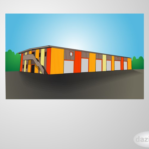 Design a color scheme for our commercial building! Design by dazigns