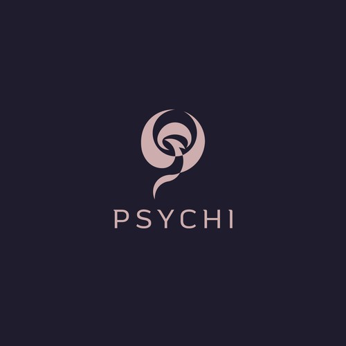 Psychi - a golden Phoenix and wild psilocybin mushrooms-ontwerp door diegocb