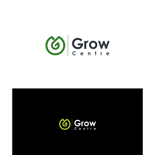 Logo design for Grow Centre Diseño de calacah