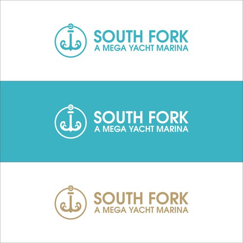 Design logo for newest and greatest mega-yacht marina in yachting capital of world.  Onward work. Design by Kharis.id