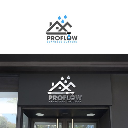 Powerful and Recognizable Seamless Gutter Design Diseño de THE FORE