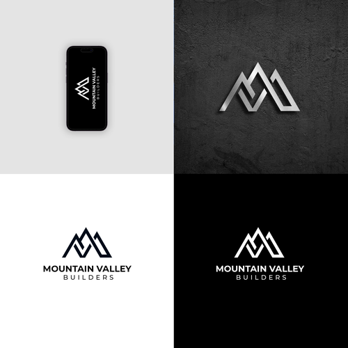 Custom Builder logo to appeal to high end clients. Design by Striker29