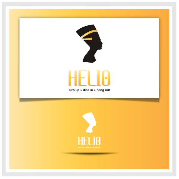 logo for Helio Cafe Logo Design