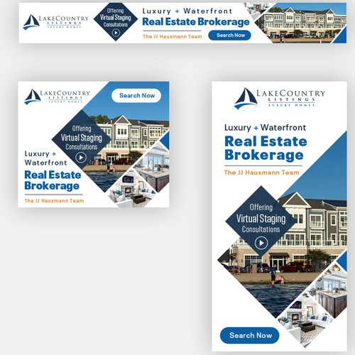 Retargeting Ads Real Estate Brokerage Design by Web Helper
