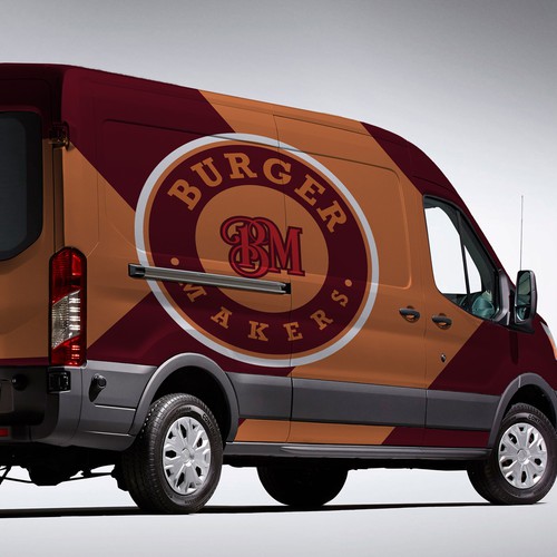 food trailer , burger and fries Design by ∙beko∙