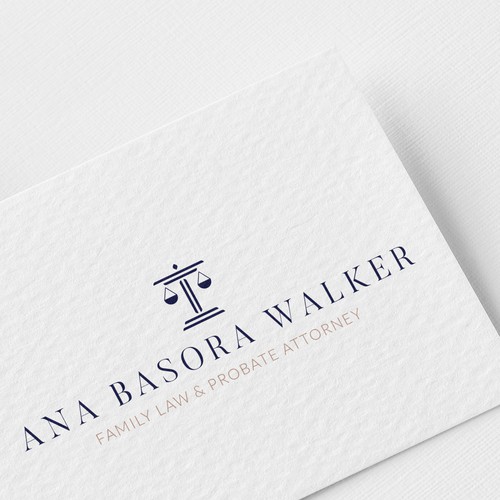 Classic logo for family law and probate law office in mid-size city of 100,000 Design by neomotik