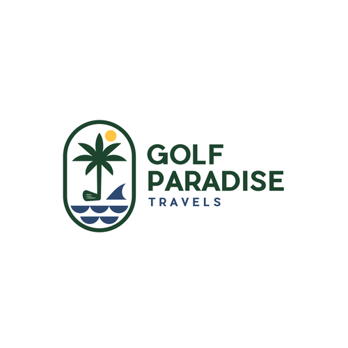 We need a logo that encourage trust and willingness to play GOLF in PARADISE Design by Roxana.I