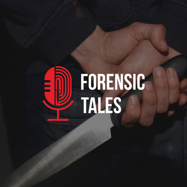Logo for crime podcast