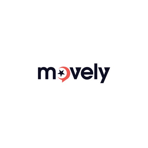 movely wesbite logo design Design by FoxCody