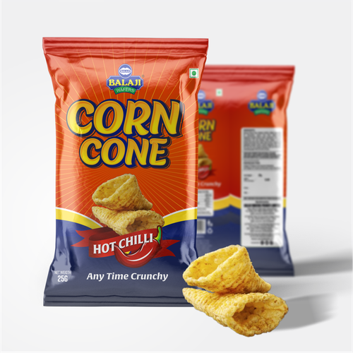 Amazing Pack design for our newly corn snacks Design by area 55